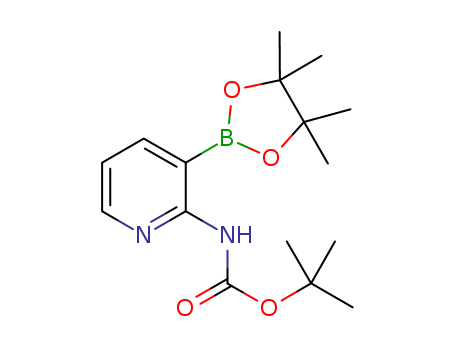 2-(N-Boc-lamino)pyridine-3-boronic acid pinacol ester
