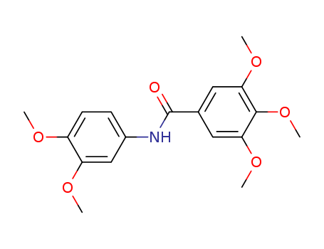 745-96-0,N-(3,4-dimethoxyphenyl)-3,4,5-trimethoxybenzamide,Benzanilide,3,3',4,4',5-pentamethoxy;