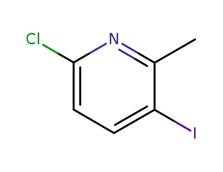 Molecular Structure of 249291-79-0 (6-CHLORO-3-IODO-2-METHYLPYRIDINE)