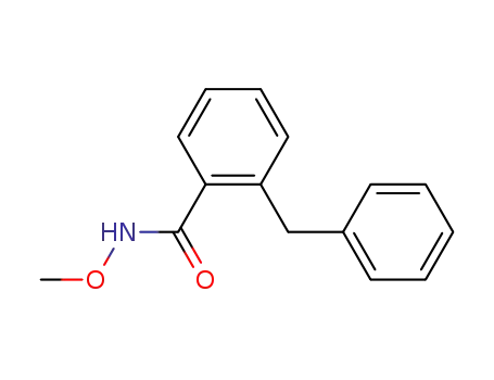 Molecular Structure of 148991-82-6 (Benzamide, N-methoxy-2-(phenylmethyl)-)