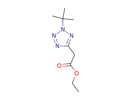 2H-Tetrazole-5-acetic acid, 2-(1,1-dimethylethyl)-, ethyl ester(64953-16-8)