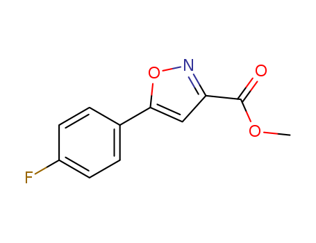 METHYL 5-(4-FLUOROPHENYL)ISOXAZOLE-3-CARBOXYLATE