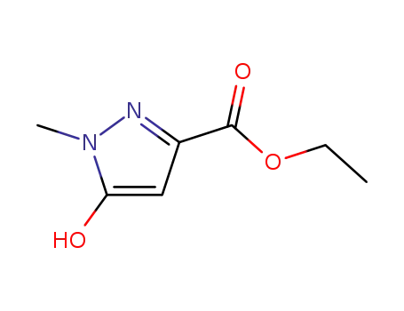 Molecular Structure of 51986-17-5 (Ethyl 5-hydroxy-1-methyl-1H-pyrazole-3-carboxylate)
