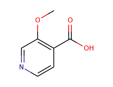 Molecular Structure of 654663-32-8 (3-Methoxy-4-pyridinecarboxylic acid)