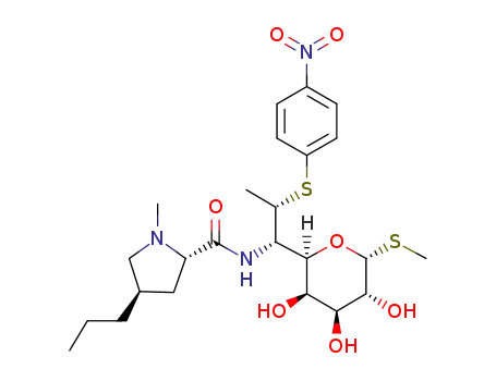 Molecular Structure of 941587-69-5 (7(S)-7-deoxy-7-(4-nitrophenylthio)lincomycin)