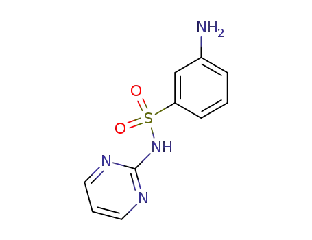 Molecular Structure of 7470-75-9 (3-amino-N-pyrimidin-2-yl-benzenesulfonamide)