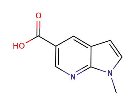 Molecular Structure of 934568-20-4 (1-Methyl-7-azaindole-5-carboxylic acid)
