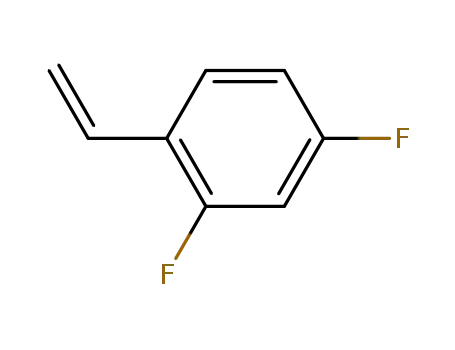 Molecular Structure of 399-53-1 (2,4-DIFLUORO-1-VINYL-BENZENE)