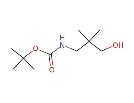 Molecular Structure of 184357-44-6 (Carbamic acid, (3-hydroxy-2,2-dimethylpropyl)-, 1,1-dimethylethyl ester (9CI))