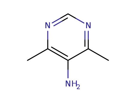 Molecular Structure of 90856-77-2 (5-Pyrimidinamine, 4,6-dimethyl- (9CI))