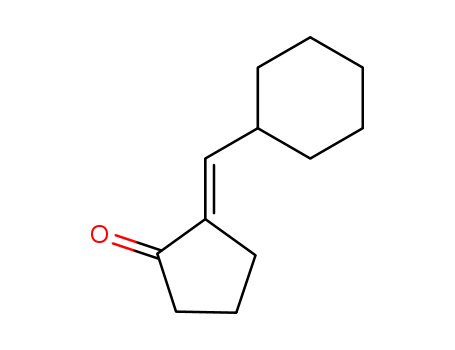 Molecular Structure of 106115-44-0 (Cyclopentanone, 2-(cyclohexylmethylene)-, (2E)-)