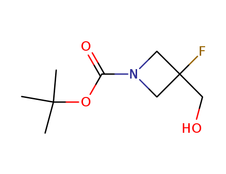 1126650-66-5,1-Boc-3-fluoroazetidine-3...,1-Boc-3-fluoroazetidine-3...;1-Azetidinecarboxylic acid, 3-fluoro-3-(hydroxyMethyl)-, 1,1-diMethylethyl ester;1-Boc-3-fluoroazetidine-3-Methanol;tert-butyl 3-fluoro-3-(hydroxymethyl)azetidine-1-carboxylate