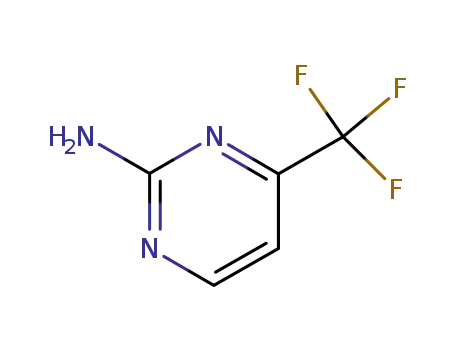 Molecular Structure of 16075-42-6 (2-Amino-4-(trifluoromethyl)pyrimidine)