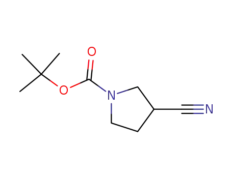 Molecular Structure of 476493-40-0 (1-N-Boc-3-Cyanopyrrolidine)