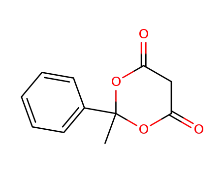 Molecular Structure of 58413-46-0 (1,3-Dioxane-4,6-dione, 2-methyl-2-phenyl-)