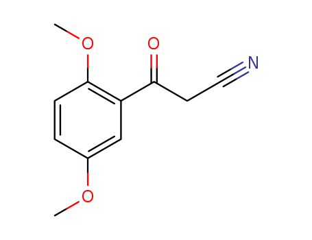 Benzenepropanenitrile, 2,5-dimethoxy-b-oxo-
