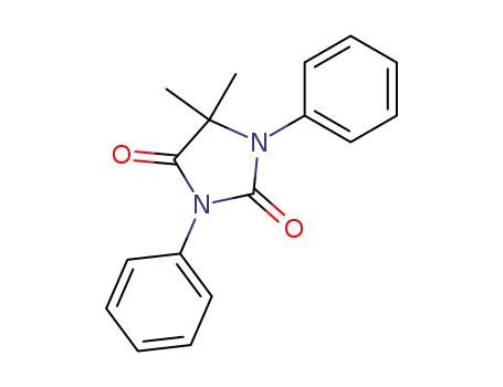 Molecular Structure of 87976-13-4 (2,4-Imidazolidinedione, 5,5-dimethyl-1,3-diphenyl-)