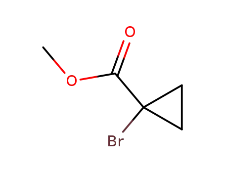Molecular Structure of 96999-01-8 (Methyll-bromo-cyclopropanecarboxylate)