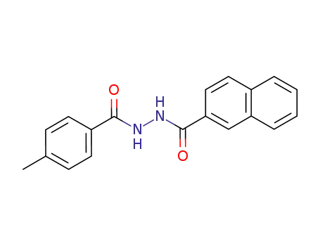 Molecular Structure of 83803-95-6 (2-(2-NAPHTHOYL)-1-(P-TOLUOYL)HYDRAZINE)