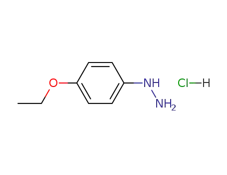 Molecular Structure of 76014-10-3 ((4-ethoxyphenyl)hydrazine hydrochloride)