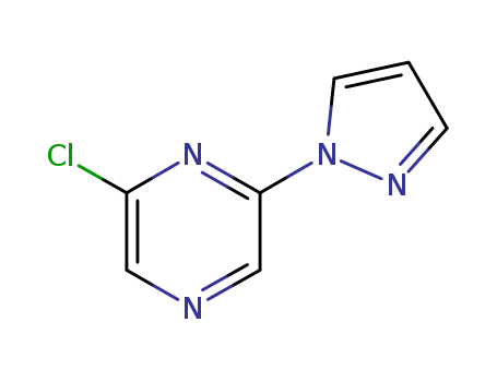 2-Chloro-6-(1H-pyrazol-1-yl)pyrazine