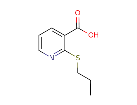 Molecular Structure of 175135-22-5 (2-(N-PROPYLTHIO)NICOTINIC ACID)