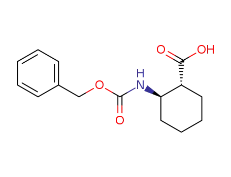 Cyclohexanecarboxylic acid, 2-[[(phenylmethoxy)carbonyl]amino]-,
(1R,2R)-