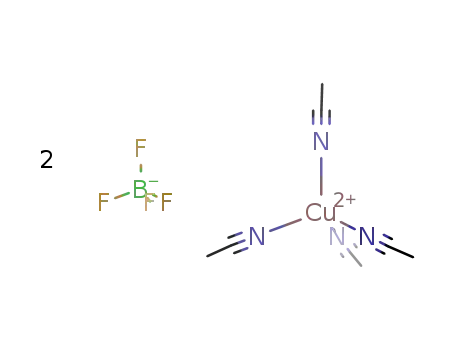 Molecular Structure of 15418-29-8 (Tetrakis(acetonitrile)copper(I)  tetrafluoroborate)