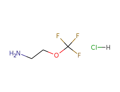 Molecular Structure of 886050-51-7 (2-(TRIFLUOROMETHOXY)ETHYLAMINE, HYDROCHLORIDE)