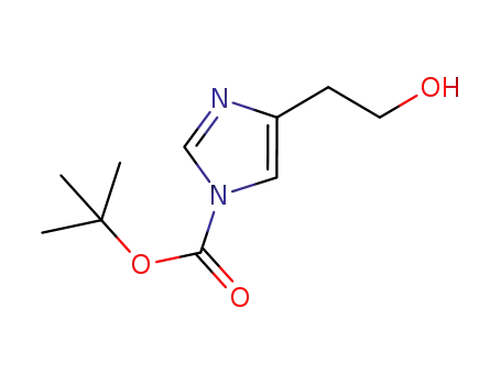 Molecular Structure of 211503-47-8 (tert-butyl 4-(2-hydroxyethyl)imidazole-1-carboxylate)