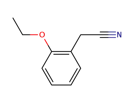 Molecular Structure of 74205-51-9 (2-ETHOXYPHENYLACETONITRILE)