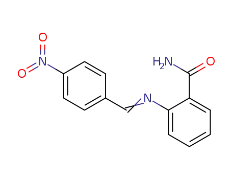 Benzamide, 2-[[(4-nitrophenyl)methylene]amino]-