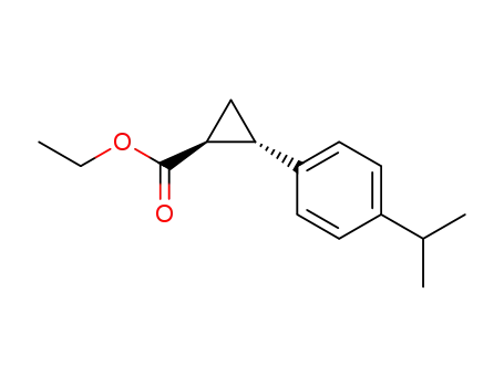 (1S,2S)-2-(4-Isopropyl-phenyl)-cyclopropanecarboxylic acid ethyl ester