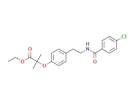 Ethyl 2-[4-[2-[(4-chlorobenzoyl)amino]ethyl]phenoxy]-2-methylpropanoate
