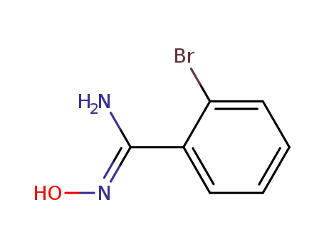 Molecular Structure of 132475-60-6 (2-BROMO-N-HYDROXY-BENZAMIDINE)
