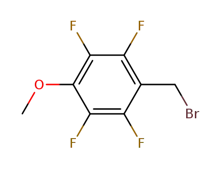 Molecular Structure of 4910-40-1 (4-METHOXYTETRAFLUOROBENZYL BROMIDE)