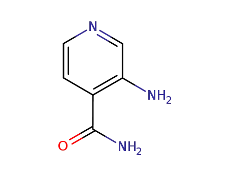 Molecular Structure of 64188-97-2 (3-Amino-4-pyridinecarboxamide)