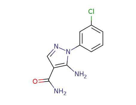 5-AMINO-1-(3-CHLOROPHENYL)-1H-PYRAZOLE-4-CARBOXAMIDE