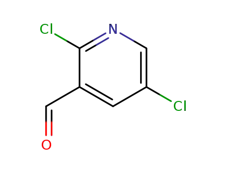 Molecular Structure of 176433-49-1 (2,5-Dichloronicotinaldehyde)