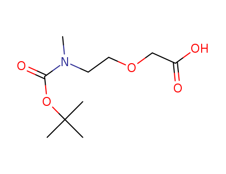 2-(2-((tert-butoxycarbonyl)(methyl)amino)ethoxy)acetic acid