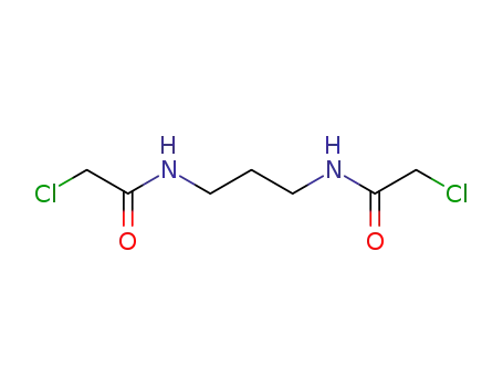 Molecular Structure of 22358-18-5 (N,N'-Bis(chloroacetyl)-1,3-propanediamine)