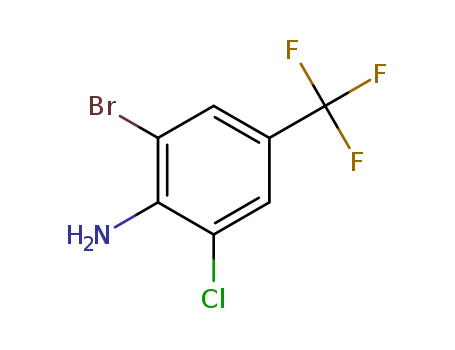 2-Bromo-6-chloro-4-(trifluoromethyl)aniline 109919-26-8