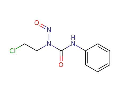 Molecular Structure of 13206-67-2 (1-(2-chloroethyl)-1-nitroso-3-phenylurea)