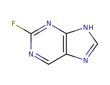Molecular Structure of 1598-61-4 (2-Fluoropurine)