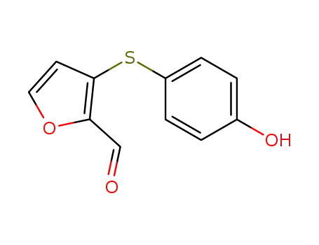 2-Furancarboxaldehyde, 3-[(4-hydroxyphenyl)thio]-