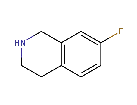 Molecular Structure of 406923-91-9 (7-FLUORO-1,2,3,4-TETRAHYDRO-ISOQUINOLINE)