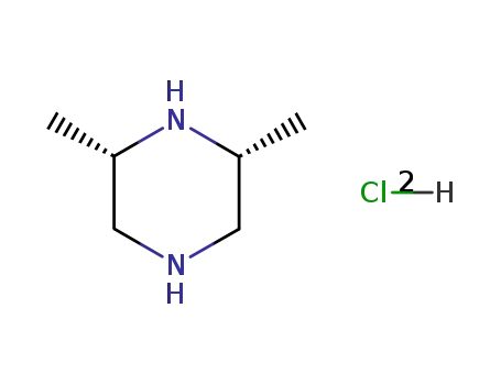 Molecular Structure of 98618-52-1 (2,6-dimethylpiperazine dihydrochloride)