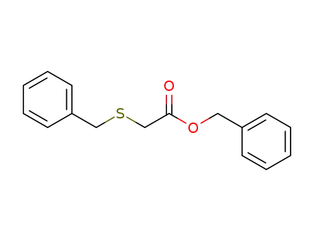 Molecular Structure of 51735-70-7 (Acetic acid, [(phenylmethyl)thio]-, phenylmethyl ester)