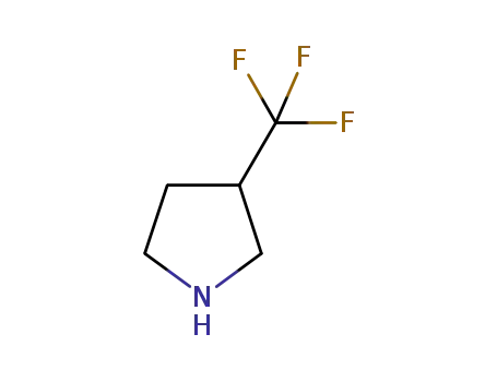 Molecular Structure of 644970-41-2 (3-(Trifluoromethyl)pyrrolidine)