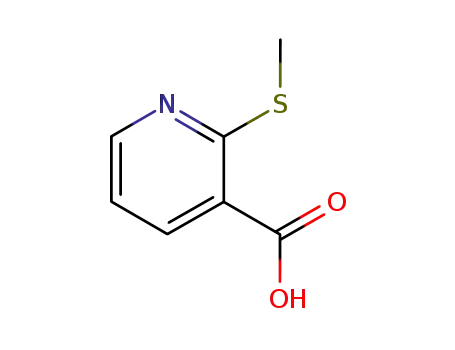 Molecular Structure of 74470-23-8 (2-(METHYLTHIO)NICOTINIC ACID)